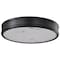 Nuvo Kendall, 14 Inch LED Flush Mount, Matte Black with Alabaster Glass 62/2101 - alternate 1